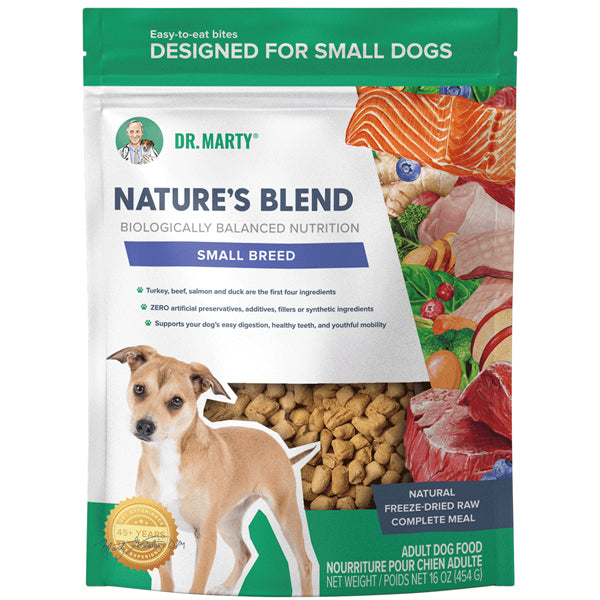 Dr. Marty Nature's Blend Small Breed Freeze Dried Dog Food 16oz