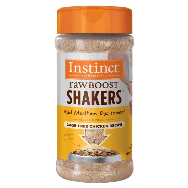 Instinct Raw Boost Shakers Chicken Freeze Dried Cat Food Topper 5.5oz