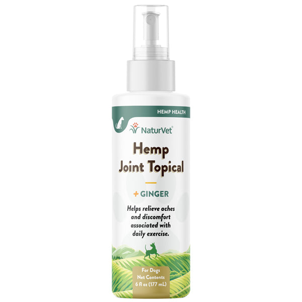 NaturVet Hemp Joint Topical Spray for Dogs 6oz