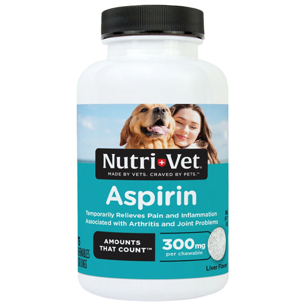 Nutri-Vet Aspirin for Medium & Large Dogs Chewable 75ct