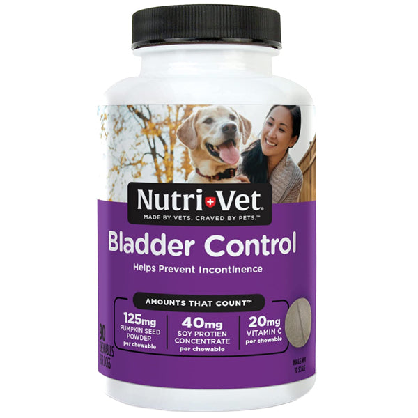 Nutri-Vet Bladder Control Supplement for Dogs Chewable 90ct