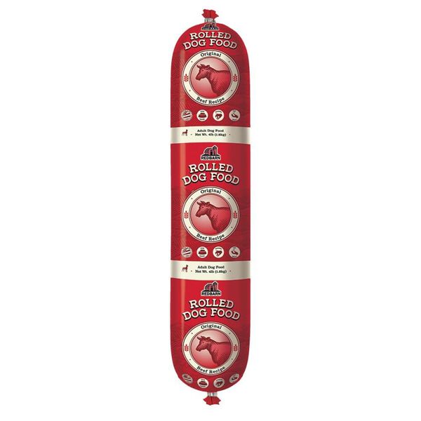 Redbarn Beef Recipe Dog Food Roll 4 lbs