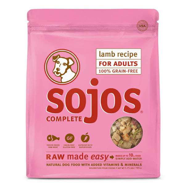 Sojos Complete Lamb Freeze Dried Raw Dog Food 7 lbs