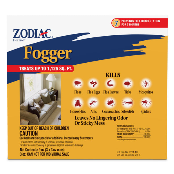 Zodiac FleaTrol Fogger 3pk
